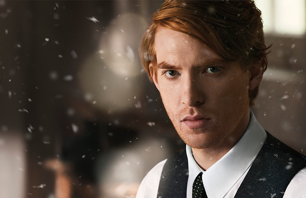 Domhnall Gleeson plays founder Thomas Burberry in the cinematic ad campaign
